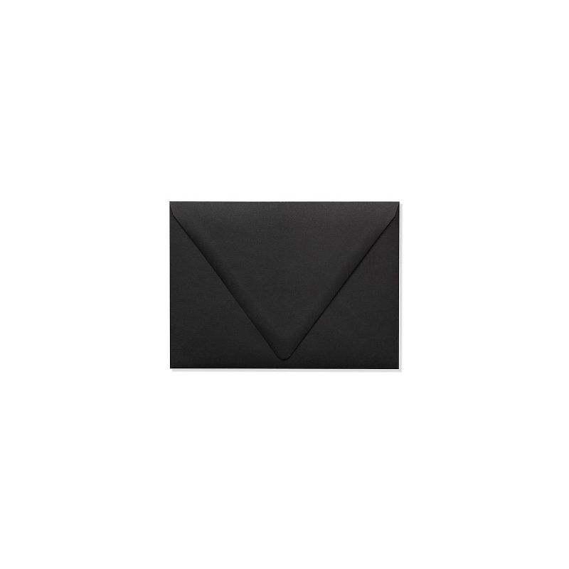 LUX A7 Contour Flap Envelopes 5 1/4 x 7 1/4 50/Box Midnight Black 1880-B-50, 1 of 2
