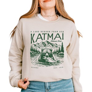 Simply Sage Market Katmai National Park A Land Reborn From Ash Sweatshirt - 1 of 4