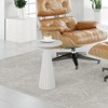 JIONJOY Classic Round Pedestal Table - Versatile Martini Drink Table & Plant Stand for Living Room or Bedroom - 3 of 4