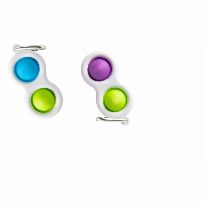 Link Simple Dimple 2 Button Bubble Popper Anti-Stress Pressure Relief Toy - 2 Pack, 1 of 5