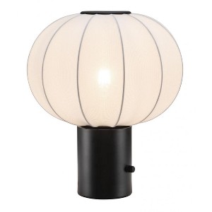 Zuo Modern Wisteria Table Lamp White – Deco-Inspired Dimmable LED Lamp with USB Port, 15.7"H - 1 of 4