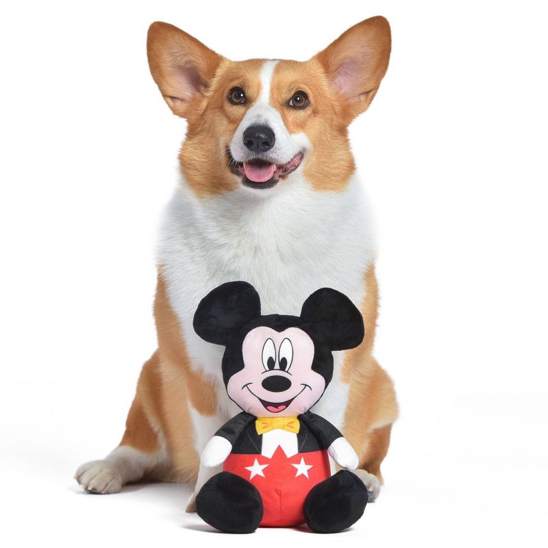 Disney Mickey Mouse Plush Figure Dog Toy - 9&#34;, 1 of 6