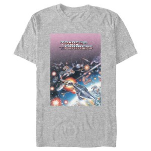 Men's Transformers Atmosphere Battle Poster T-Shirt - 1 of 4