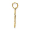 Black Bow Jewelry 14k Yellow Gold I Heart My Trucker Semi Truck Pendant - 2 of 4