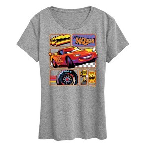 Women's - Disney - Lightning McQueen Best Trophies Short Sleeve Graphic T-Shirt - 1 of 4