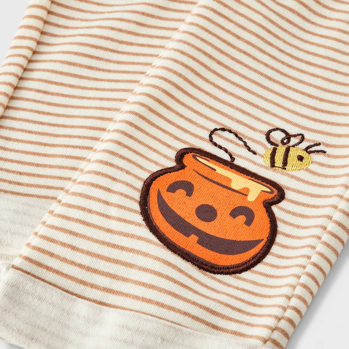 Baby 2pc Disney Winnie The Pooh Halloween Bodysuit and Pants Set - Orange - thumbnail 4