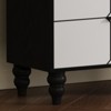 5-Drawer Wooden Dresser with Vintage Pattern, Tall Dresser with Deep Drawers for Bedroom, Living Room & Entryway - 4 of 4