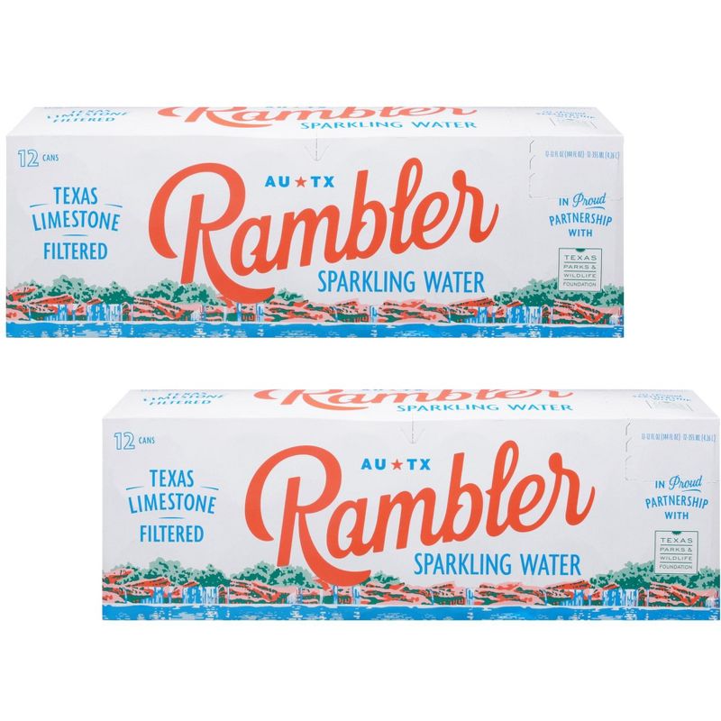 Rambler Sparkling Water - Case of 2/12 pack, 12 oz, 1 of 6