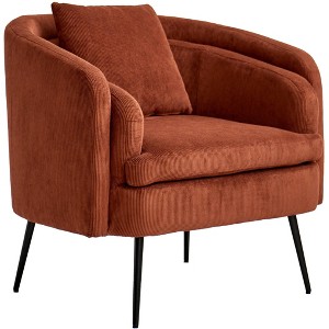 Nordlys Metal and Bouclé Lounge Chair Modern Design Style Upholstery Living Room - 1 of 4