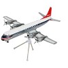 Lockheed L-188 Electra Commercial Aircraft White and Gray with Blue and Red Tail 1/200 Diecast Model Airplane by GeminiJets - 2 of 4