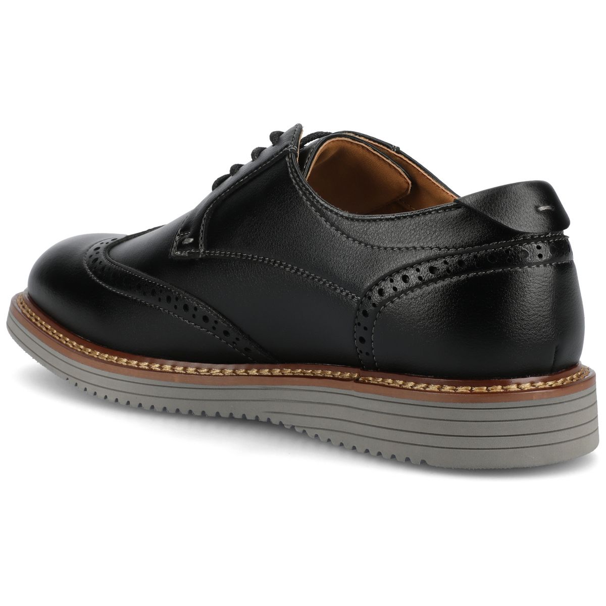 Vance Mens Lorenzo Wingtip Hybrid Casual Dress Shoe - thumbnail 7
