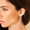 Freshwater Cultured Pearl 14k Gold Hoop Earrings  - In Season Jewelry - 3 of 3