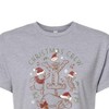 Women's - Winnie the Pooh - Tigger, Pooh, Eeyore, & Piglet Christmas Crew Cropped Graphic T-Shirt - 2 of 4