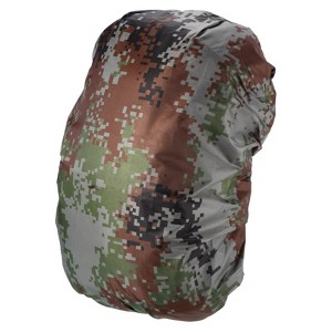 Unique Bargains Hiking Camping Climbing Digital Camo Waterproof Backpack Rain Cover - 1 of 4