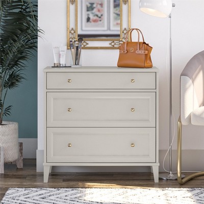 MOEPISY 2-Drawer Dresser with Pull-out Desk