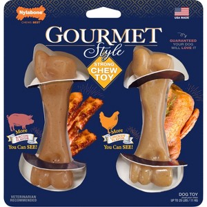 Nylabone Gourmet Style Strong Chew Femur - Pack of 4 - 1 of 1
