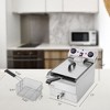 Karl Home 12.5 qt. Stainless Steel Electric Deep Fryer with Faucet - 3 of 4
