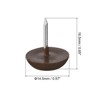Unique Bargains Plastic Anti-slip Noise Reduction Wear-resistant Furniture Glide 100 Pcs - 2 of 4