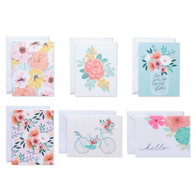 50ct Blank Cards with Envelopes Floral