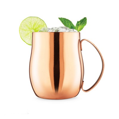 Final Touch Copper Plated Stainless Steel 16 Ounce Double-Wall Moscow Mule Mug