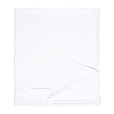 Pure 100% Cotton 400 Thread Count Flat Bed Sheet |Top Sheet Only| Sateen Weave Bedsheet by California Design Den