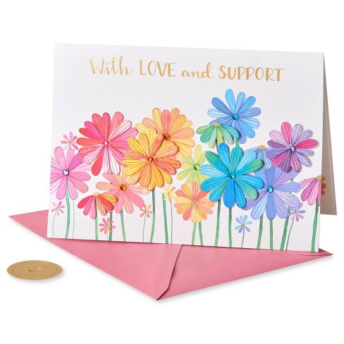 Card Get Well Growing Flowers - PAPYRUS - image 1 of 4