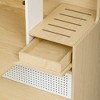 Sideboard Cabinet with Storage, MDF and Metal Buffet Console Table with Flip-Down Door for Dining Room, Living Room, or Entryway - 3 of 4