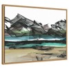 Amanti Art Abstract Mountain View IV by Ethan Harper Canvas Wall Art Print Framed - 3 of 4