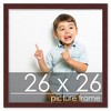 PosterPalooza | 26x26 Wood Frame with UV Acrylic, 6 Finishes: Black, White, Bronze, Silver, Wood, Mahogany - 2 of 4