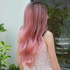 Jessie's Wig 26 Inch Long Wavy Wig Synthetic Hair Ombre Pink Color 1 Pc/Pack - 2 of 4