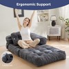 MAXYOYO Folding Sofa Bed, L-Shaped Convertible Sofa Bed with Armrest Foldable Sleeper Sofa - 4 of 4