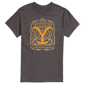 Men's - Yellowstone - Yellowstone Flourish Design Short Sleeve Graphic T-Shirt - 1 of 4