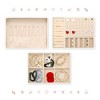 Unique Bargains PU Leather 2 Layer Jewelry Box with Drawer - 4 of 4