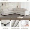 Whisen Modern Modular Sectional Sofa with Pillows, Minimalist Style Chenille Couch Set - 3 of 4
