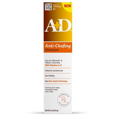 A+D Anti-Chafing Ointment with Odor Control - 1.5oz