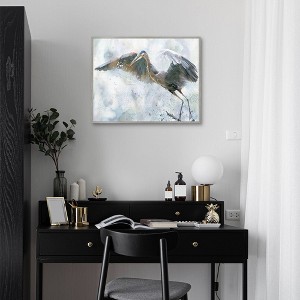 Masterpiece Art Gallery 22"x28" Egret Wings Wall Art - 1 of 4