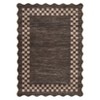 Area Rug Scalloped Rug Modern Bordered Rug Geometric Non Slip Low Pile Soft Accent Rugs for Living Room Bedroom - 3 of 4