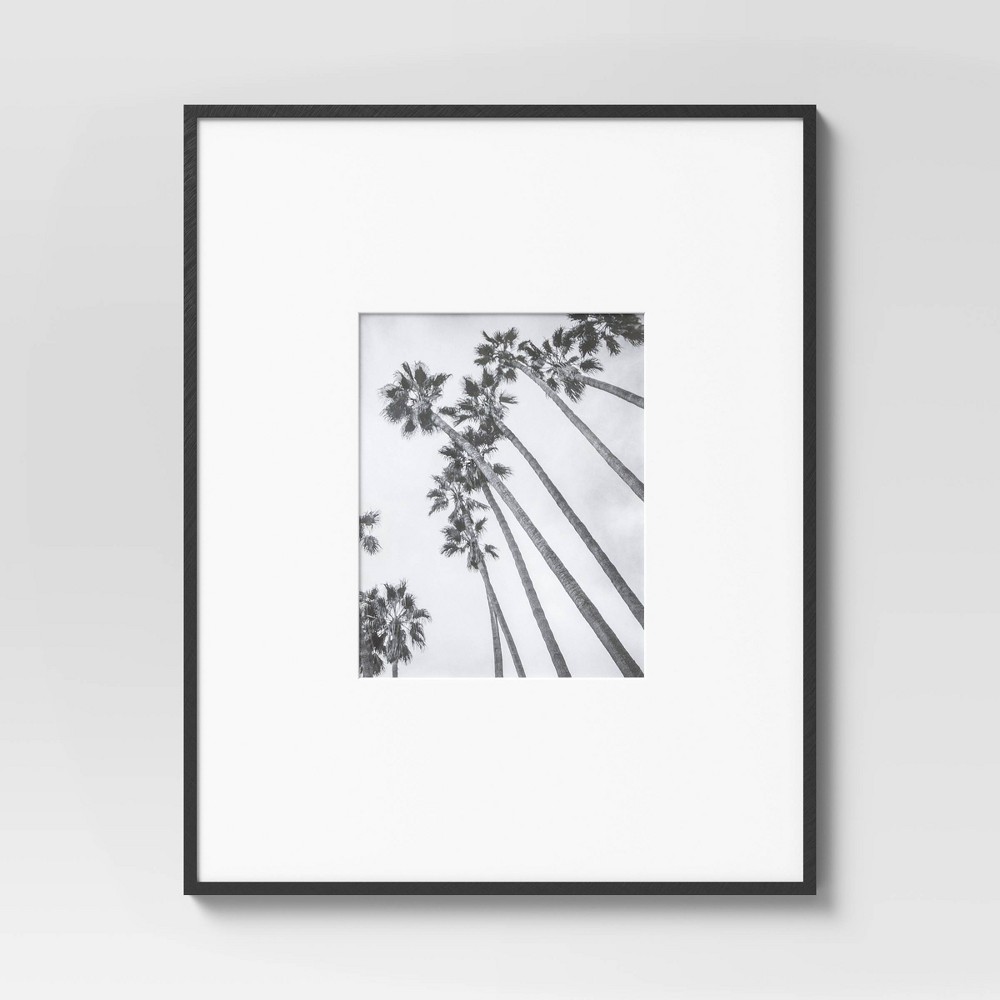 20.4" x 16.4" Matted to 8" x 10" Thin Gallery Oversized Single Image Frame Black - Project 62™