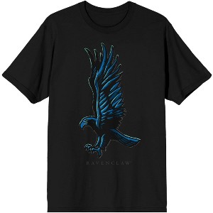 Harry Potter Ravenclaw Two Puff Ink Men's Black Tee - 1 of 3