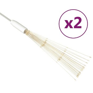 vidaXL Christmas Firecrack Light Decorative Meteor Light Holiday Decoration - Warm White Set of 2 - 1 of 4