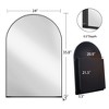 NicBex Wall Mounted Bathroom Storage Cabinet,Medicine Cabinet with Mirror and Adjustable Shelves for Bathroom - 3 of 4
