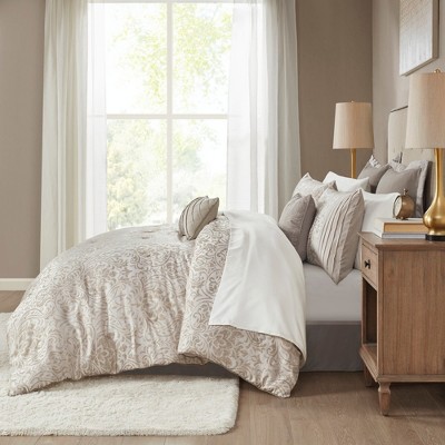 12Pcs Comforter Set, Solid Bedding Set, Microfiber Bed Comforter