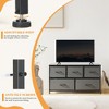 RISOKEYS Classic Wide Fabric Closet Dresser,with Storage Drawers, Chests Organizer,TV Stand with Metal Frame for Clothes,Living Room,Hallway - 4 of 4