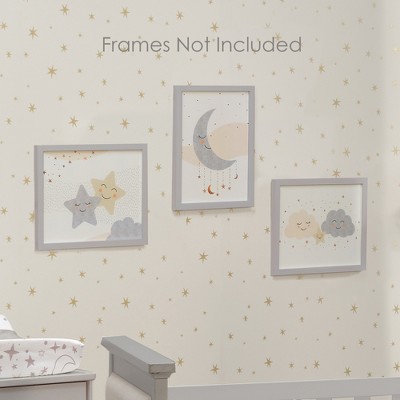 Lambs & Ivy Baby Sports Wall Art Set - 3 Unframed Prints, 11”x14”, Football Basketball Soccer - View #13