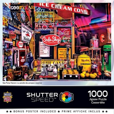 MasterPieces Shutterspeed Puzzles Collection - Gas Pump Heaven 1000 Piece Jigsaw Puzzle