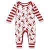 Girl Baby Unisex Reindeer Romper - Tesa Babe - 2 of 2