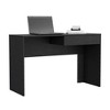 Anybear Black Writing Computer Desk with One Drawer - 3 of 4