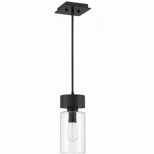 Craftmade Lighting Bennet 1 - Light Pendant in  Midnight - 1 of 1