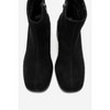 Junae - Black Suede Leather Block Heel Boot (Women) black suede 7 Forever & Always Shoes US - 3 of 4