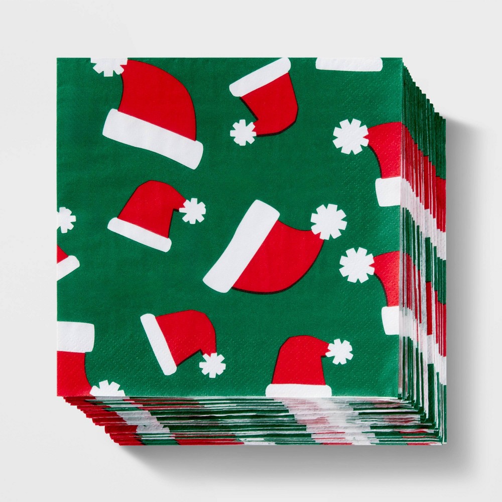 20ct Christmas Santa Collection Napkin - Spritz™( pack of 7 ) 